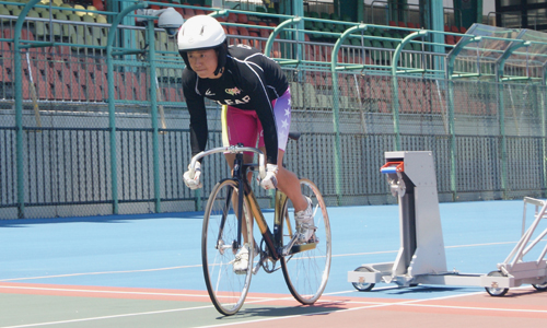 加瀬加奈子　選手復帰に向けた走行能力試験を受験（6/3・弥彦競輪場）
